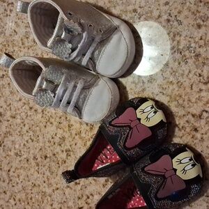 2 Pairs Of Baby Girl Shoes